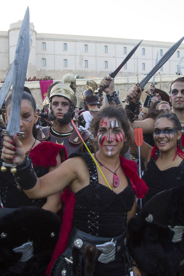 La representación volvió a ser uno de los puntos álgidos de las fiestas de Carthagineses y Romanos