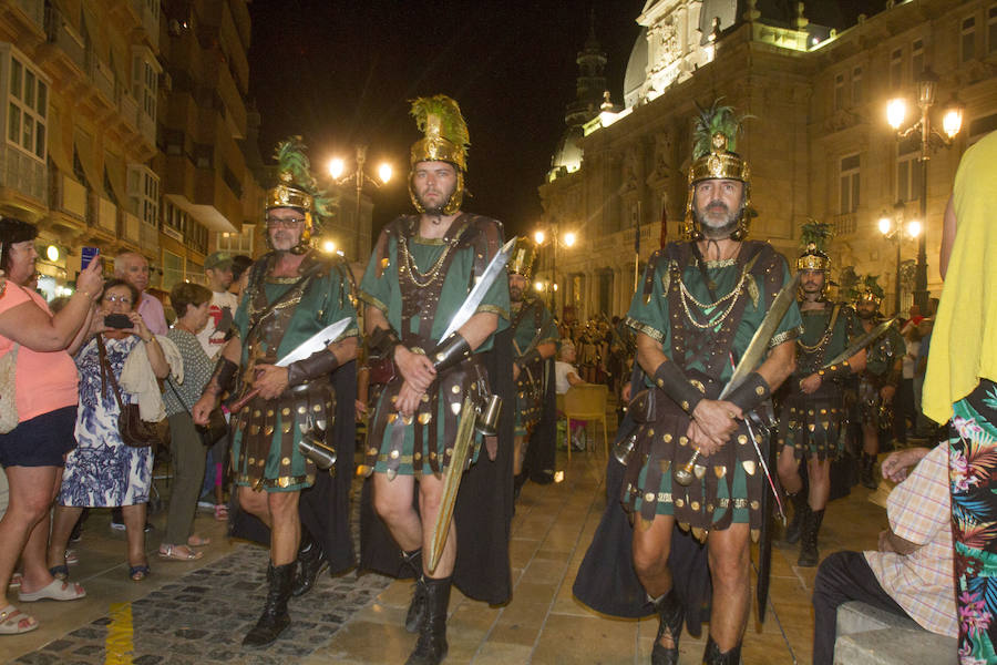 La representación volvió a ser uno de los puntos álgidos de las fiestas de Carthagineses y Romanos