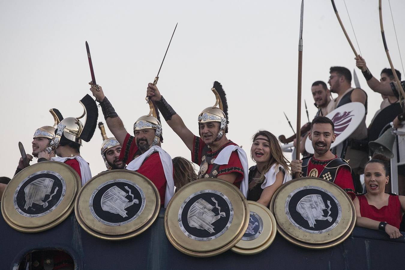 La representación de la alianza carthaginesa contra Roma mete a Cartagena en sus días más intensos de fiestas