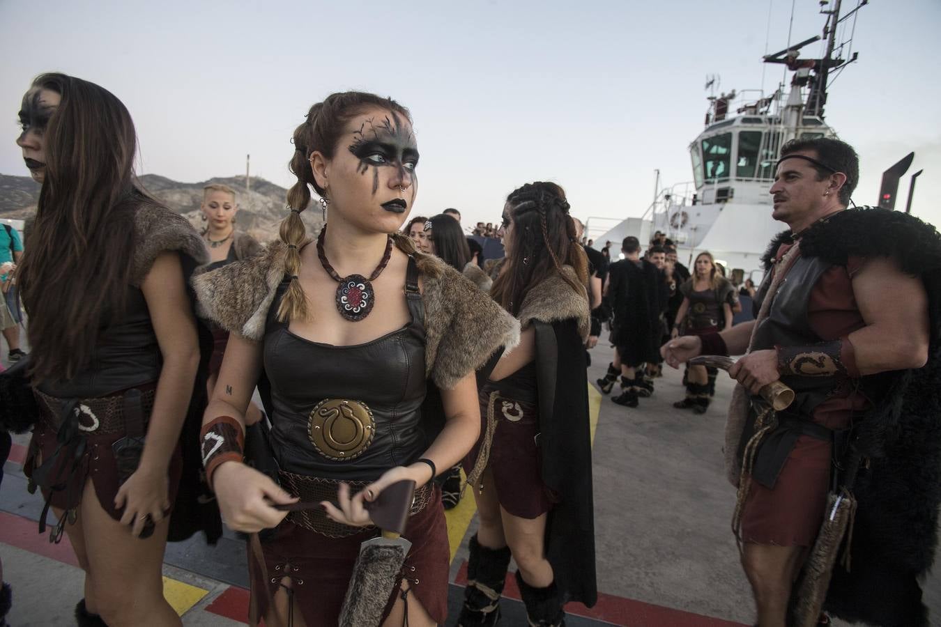 La representación de la alianza carthaginesa contra Roma mete a Cartagena en sus días más intensos de fiestas