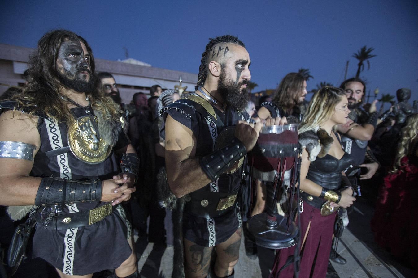 La representación de la alianza carthaginesa contra Roma mete a Cartagena en sus días más intensos de fiestas