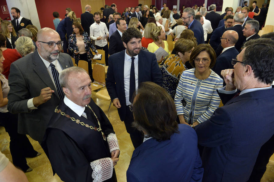 Este viernes el Tribunal Superior de Justicia de la Región celebró el acto de apertura del año judicial, que estuvo presidido por Miguel Pasqual del Riquelme Herrero