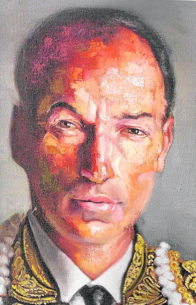 Pepín Liria, retratado por Pablo Schugurensky.