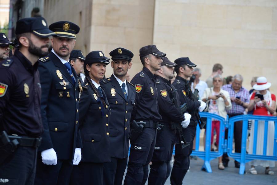 La Policía celebra su día en la plaza de Cardenal Belluga de Murcia