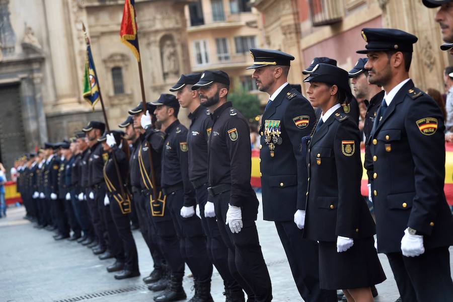 La Policía celebra su día en la plaza de Cardenal Belluga de Murcia