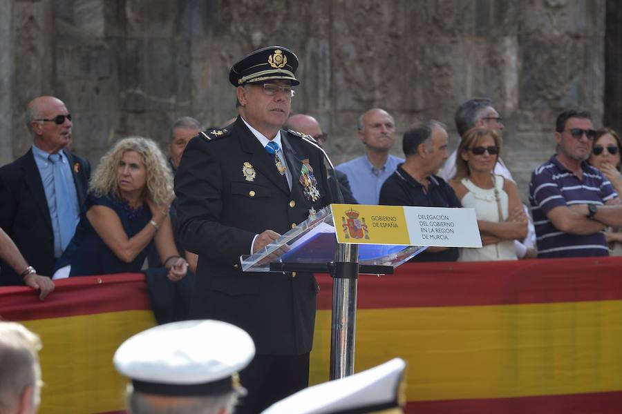 La Policía celebra su día en la plaza de Cardenal Belluga de Murcia