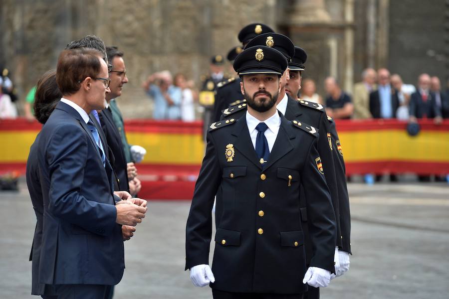 La Policía celebra su día en la plaza de Cardenal Belluga de Murcia