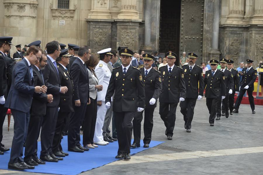 La Policía celebra su día en la plaza de Cardenal Belluga de Murcia