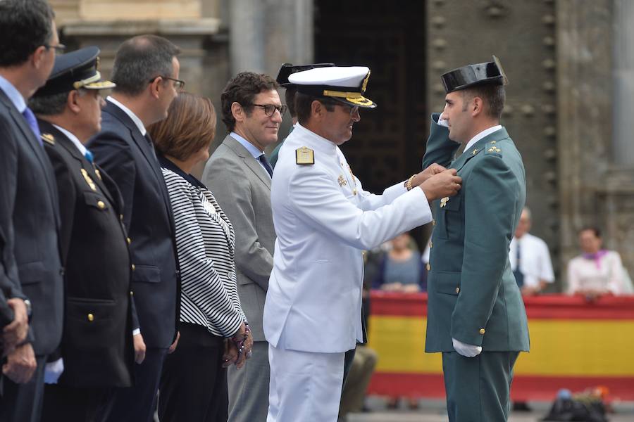 La Policía celebra su día en la plaza de Cardenal Belluga de Murcia