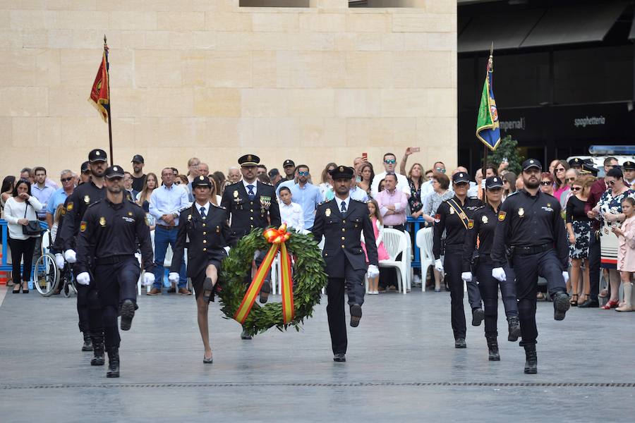 La Policía celebra su día en la plaza de Cardenal Belluga de Murcia