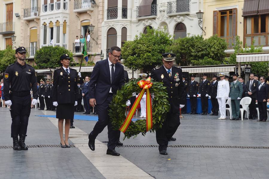 La Policía celebra su día en la plaza de Cardenal Belluga de Murcia