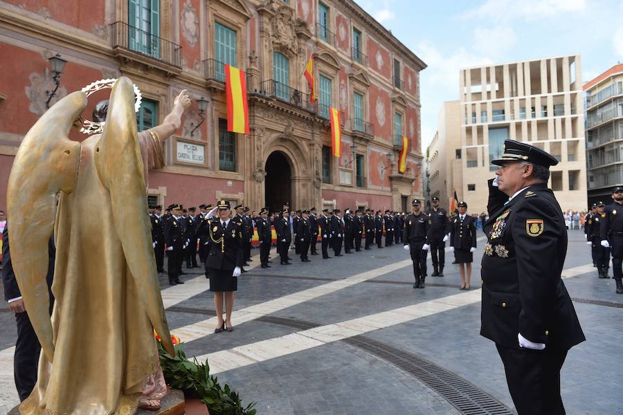 La Policía celebra su día en la plaza de Cardenal Belluga de Murcia