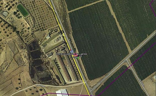 Lugar donde se ha producido el accidente.