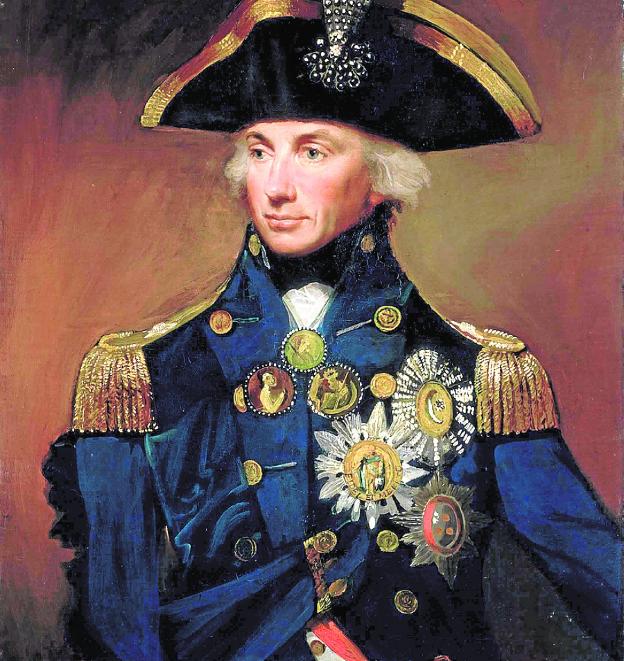  Retrato de Horatio Nelson. 