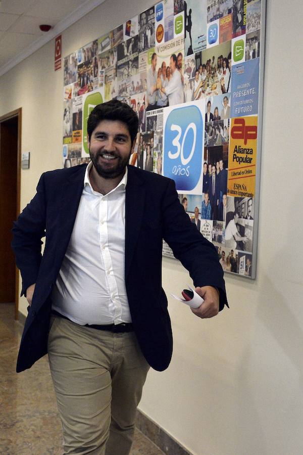 El presidente regional del Partido Popular, Fernando López Miras, ha presidido la Junta Directiva y el Comité Ejecutivo del PPRM donde se han designado también al resto de los miembros que formarán parte del Comité de Campaña de cara a las elecciones autonómicas y municipales de 2019