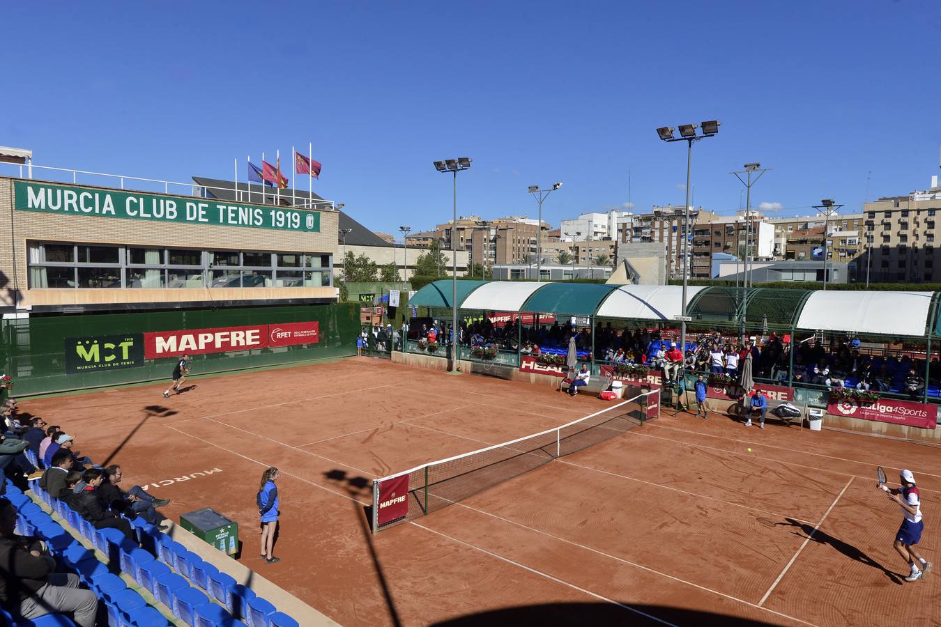 Chamartín de Madrid y Barcino de Barcelona son los otros clubes que se mediran en el otro emparejamiento tras los resultados de los partidos disputados este jueves en las instalaciones del Murcia CT