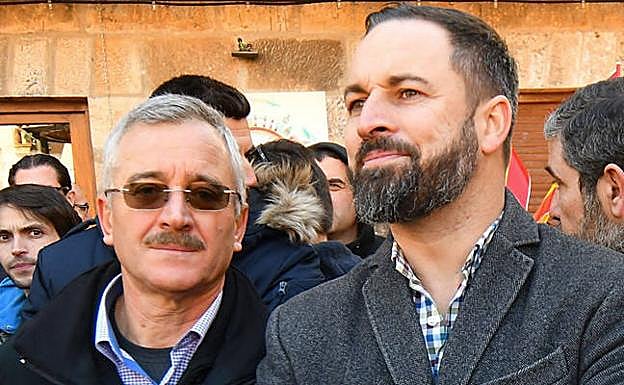 Ortega Lara y Santiago Abascal, en una imagen de archivo.