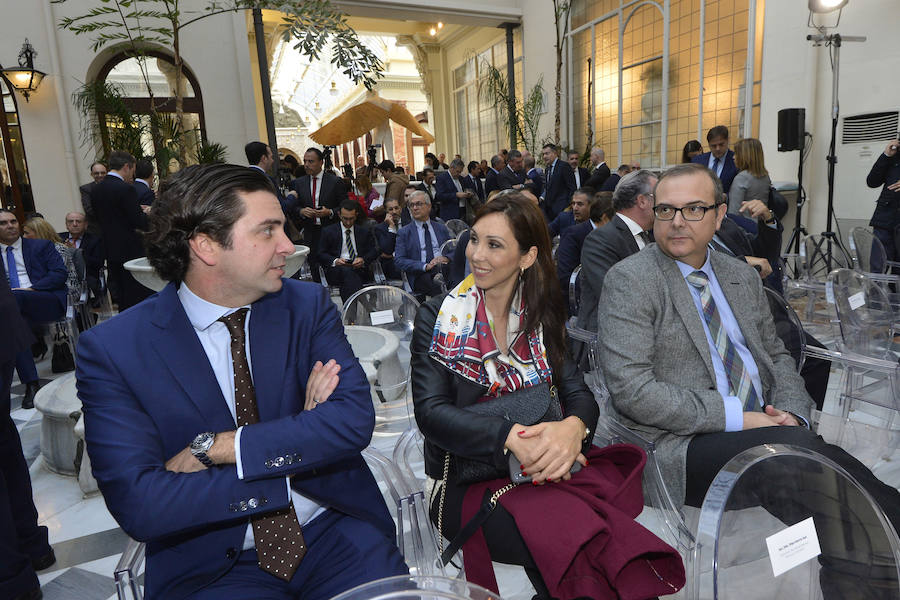 El presidente de Bankia reconoce en el Foro Nueva Murcia estar «muy satisfecho» con la fusión con BMN porque el objetivo es que fuera un proceso «rápido y eficaz»