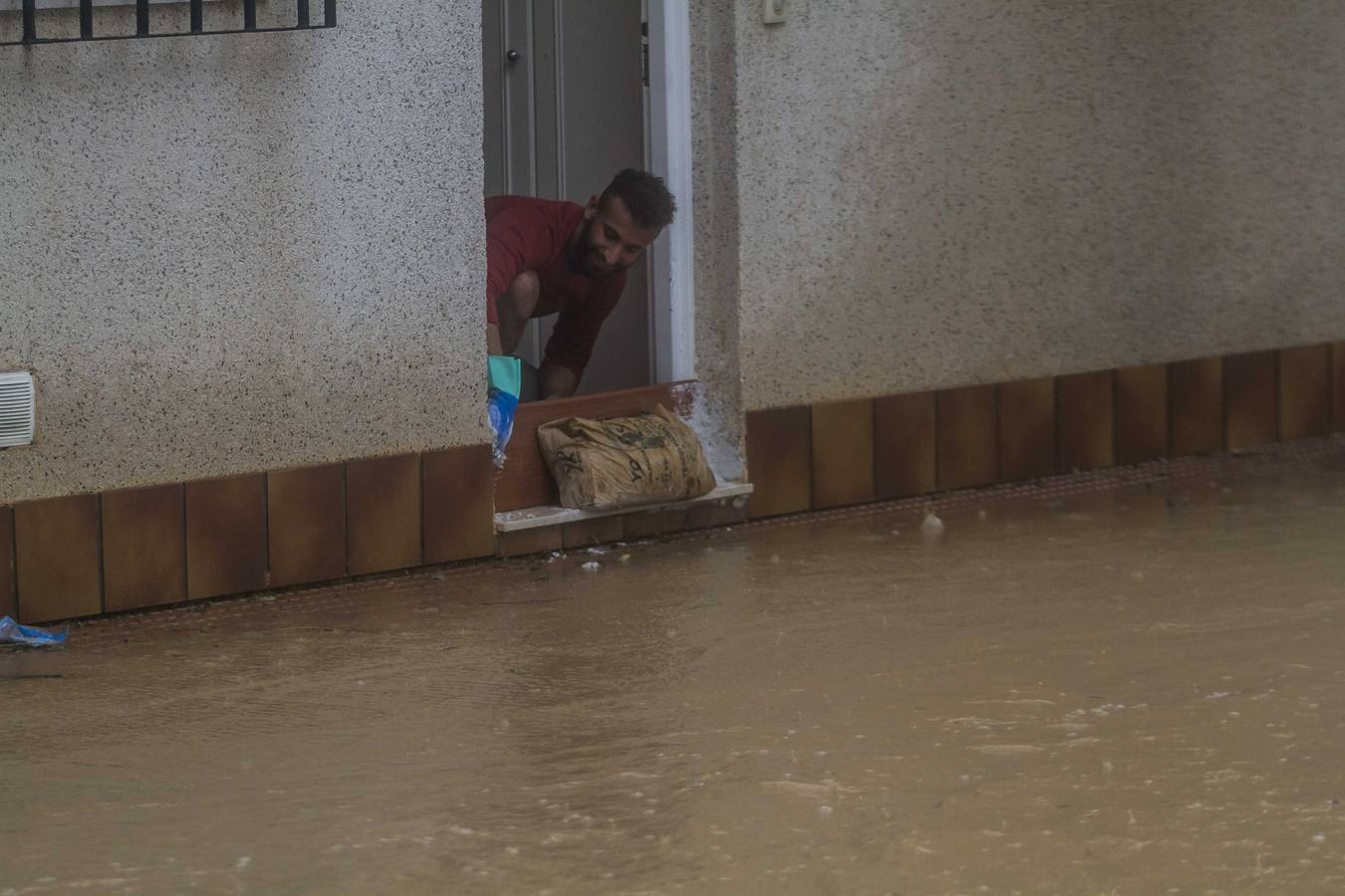 El agua ha hecho estragos en Los Alcázares