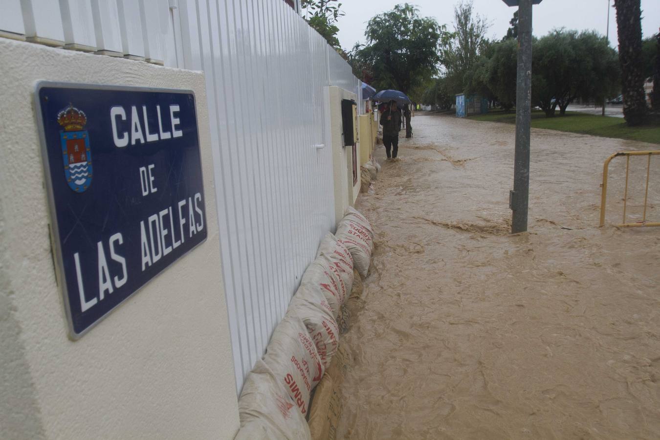 El agua ha hecho estragos en Los Alcázares