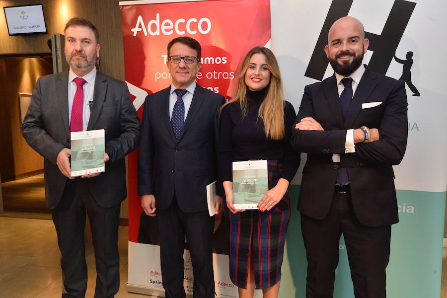 El grupo de recursos humanos Adecco sitúa a la Región en la media española en su nuevo informe