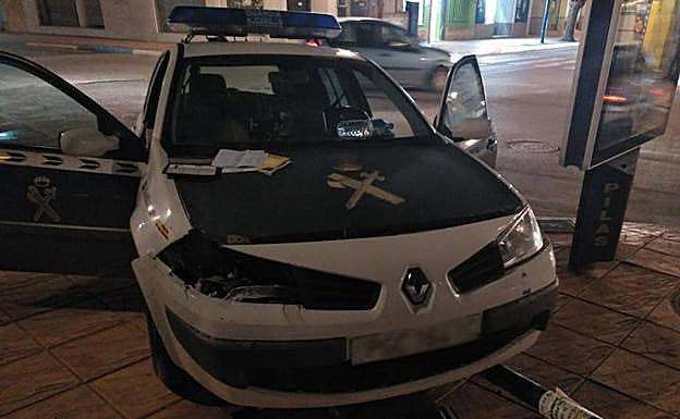 Estado del vehículo tras el accidente.