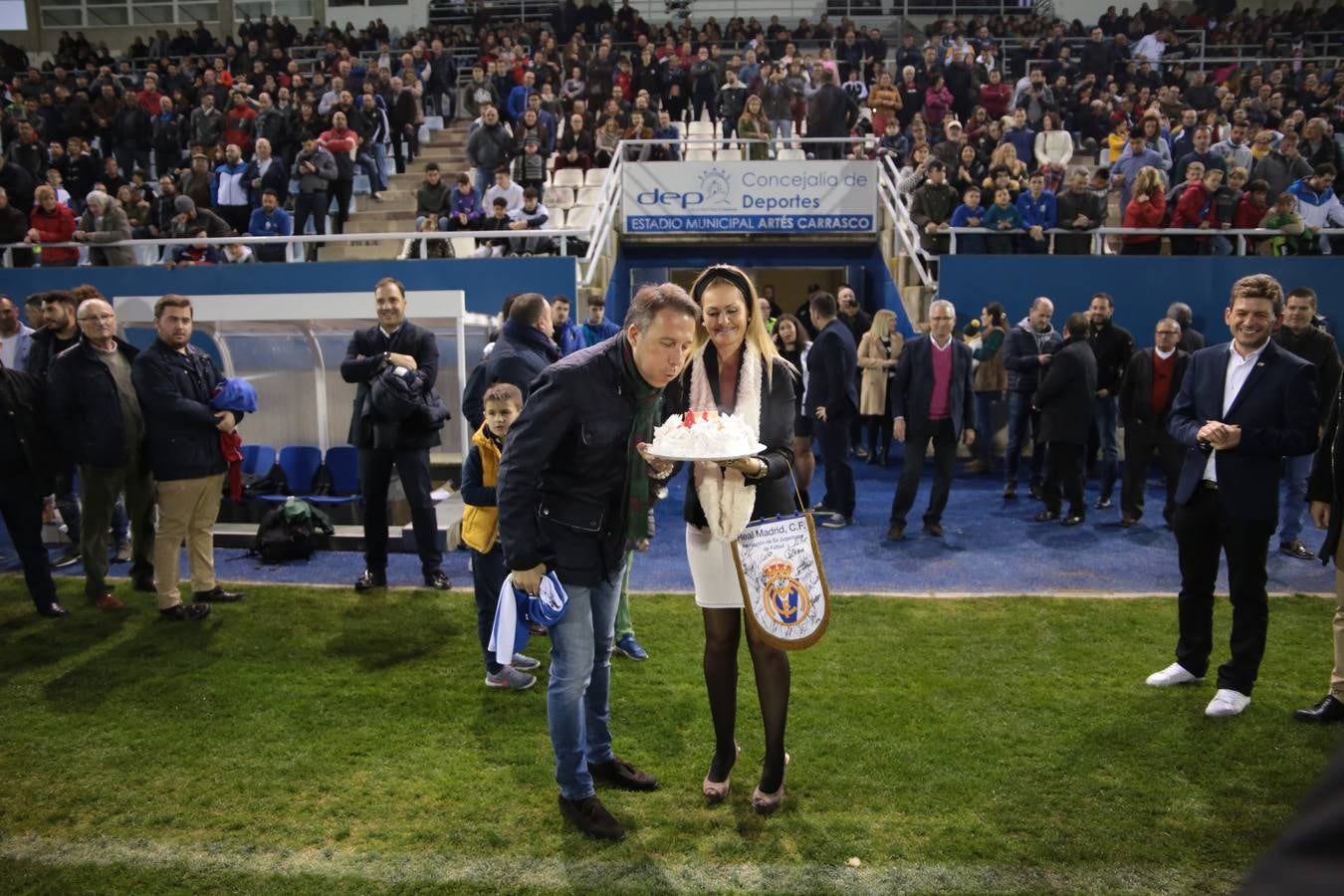 Partidazo en el Artés con motivo del Patrón de Lorca entre las leyendas del Lorca que entrenó Unai Emery y las del Real Madrid