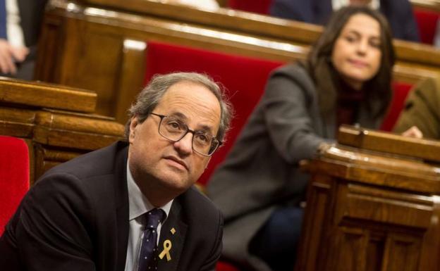 El presidente de la Generalitat, Quim Torra. 