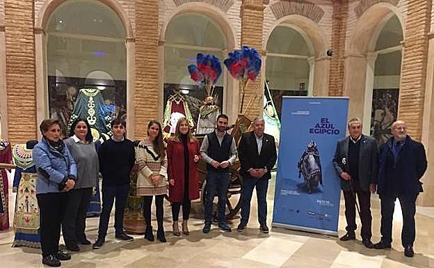 Presentación de la exposición temporal 'El azul egipcio'.