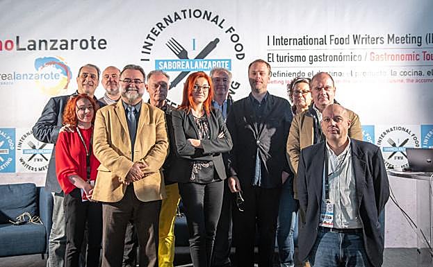 Los ponentes del I International Food Writers Meeting '18, en Lanzarote.