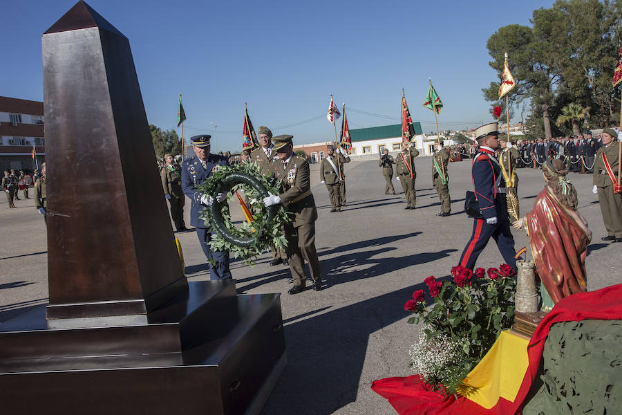 Acto militar organizado por el Regimiento de Artillería Antiaérea 73