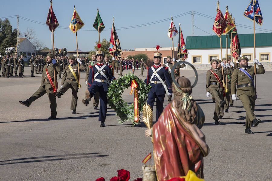 Acto militar organizado por el Regimiento de Artillería Antiaérea 73