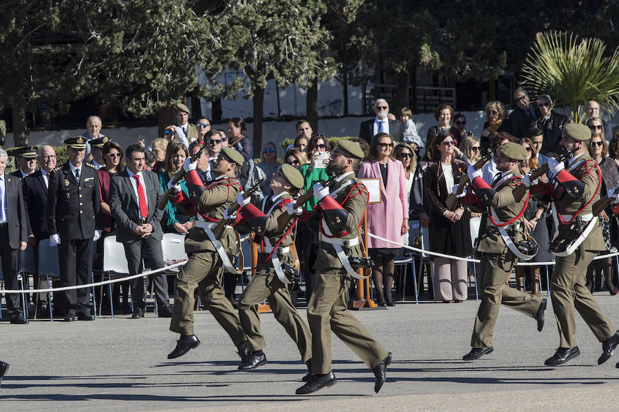 Acto militar organizado por el Regimiento de Artillería Antiaérea 73