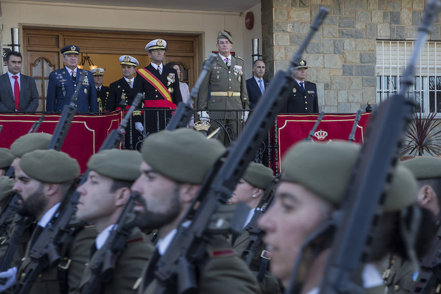 Acto militar organizado por el Regimiento de Artillería Antiaérea 73