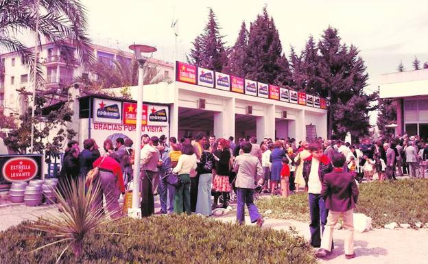 Un evento de la época con la participación de la cervecera.