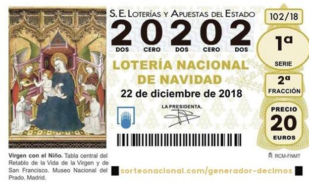 20202, otro quinto premio de la Lotería de Navidad