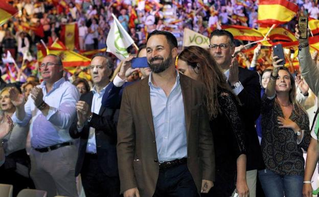 Mitin de Vox el pasado octubre en la plaza de Vistalegre.