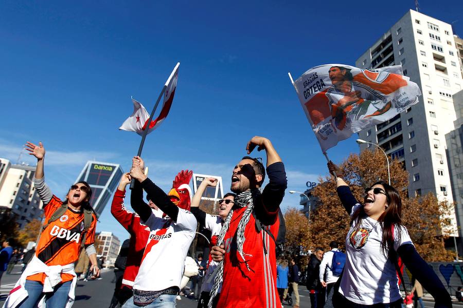 Fotos: River-Boca: pasión en las calles de Madrid