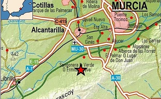 Un segundo terremoto de magnitud 2,7 se deja sentir en Alcantarilla