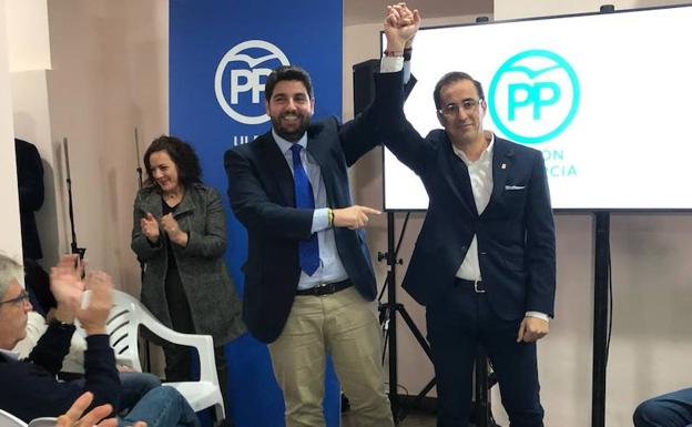 Acto de presentación de la candidatura de Víctor Manuel López.