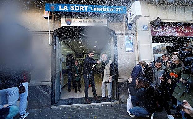 Administración de Barcelona tras vender el primer premio.