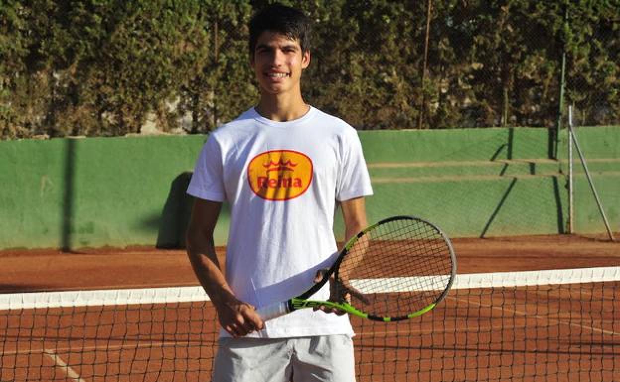 El tenista murciano Carlos Alcaraz, en una imagen de archivo.