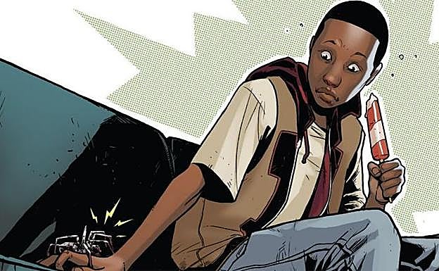 El momento en que Morales picado por una araña especial. 