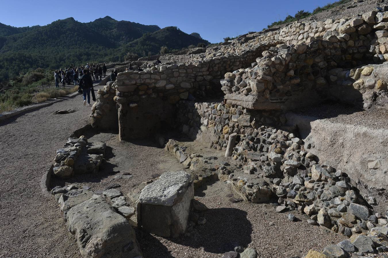 Guirao ha concretado que el objetivo del recorrido es mostrar su apoyo a los científicos que están excavando y analizando «uno de los grandes descubrimientos de esta época»