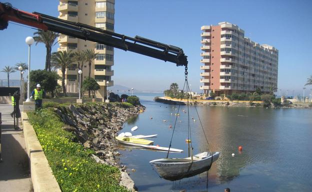 Uno de los canales por los que se comunican ambos mares. 