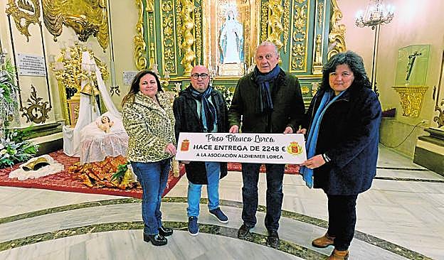Pilar Fernández, Francisco García, Lázaro Soto e Inés Martínez. 