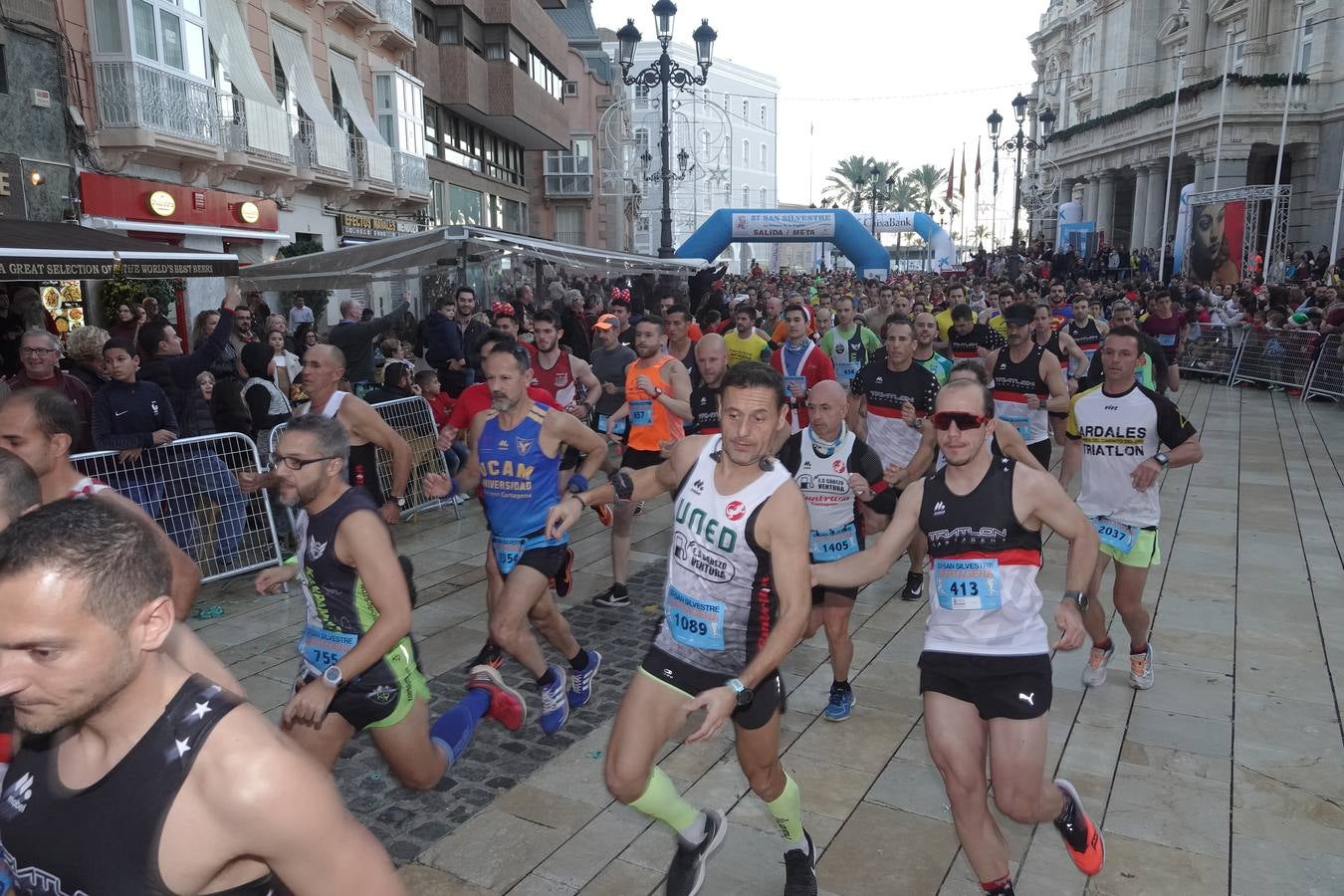 Más de 2.500 corredores convierten la San Silvestre de 2018 en la más concurrida de la historia, con triunfos de José Manuel Cortés y Sandra García Pagán