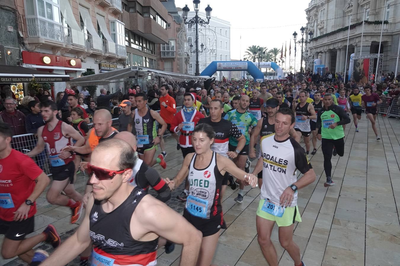 Más de 2.500 corredores convierten la San Silvestre de 2018 en la más concurrida de la historia, con triunfos de José Manuel Cortés y Sandra García Pagán