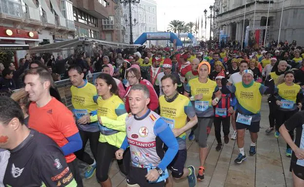 Salida de la San Silvestre de Cartagena 2018. 