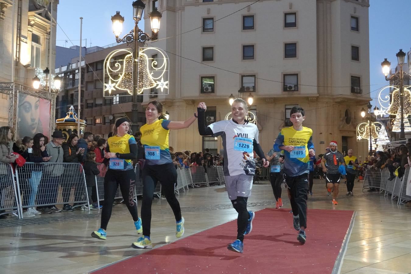 La San Silvestre de Cartagena 2018 reunió a 2.500 corredores.